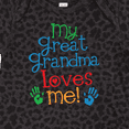 thumbnail image 4 of Inktastic My Great Grandma Loves Me for Grandson Boys or Girls Baby Bodysuit, 4 of 5