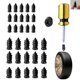 thumbnail image 1 of Kit de reparación de neumáticos abcrelax de 30 piezas con clavos de goma y destornillador, 1 of 6