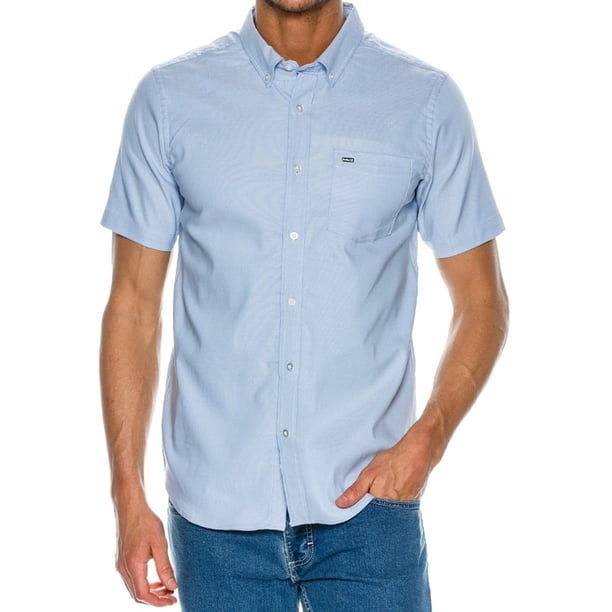 mens hurley button up shirts
