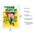 thumbnail image 2 of The Band Plays On - Starring Robert Young Betty Furness - Vintage Film Movie Poster c.1934 - Master Art Print (Unframed) 9in x 12in, 2 of 4