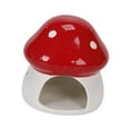 thumbnail image 4 of Hamster House Mushroom Ceramic Hideout Sturdy Decorative Design for Small Animals Chinchilla Squirrel, 4 of 9