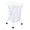 White/White, variant on Household Essentials Rolling Laundry Hamper, Heavy Duty Canvas Bag, 2 Load Capacity, Foldable Frame, Black Bag with Velcro Fasteners, Black