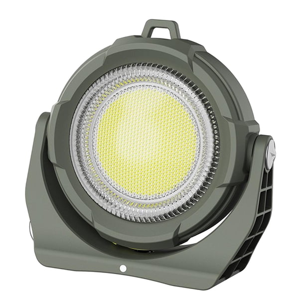 Luz de trabajo portátil Luz de gancho recargable de alto brillo Diseño impermeable de emergencia de emergencia para acampar al aire libre Verde