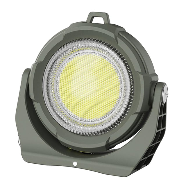 Luz de trabajo portátil Luz recargable ajustable, de emergencia, multifuncional para pesca, mantenimiento de emergencia de viaje al aire libre Verde