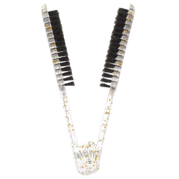 IBASETOY Salon and Home Use Hair Straightening Comb Plastic Clamp Brush Portable and Easy to Hold