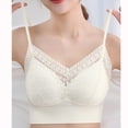thumbnail image 6 of Sngxgn Women's Silky Soft Smoothing Wireless Bra(White,One Size), 6 of 8