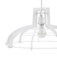 thumbnail image 3 of 20" Classic Slice Metal Pendant - White, 3 of 3