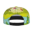 thumbnail image 2 of Hirioo Two Frogs Are Sitting On Water Lilies for Baseball Cap Men Cap Flat Brim for Men Women Teens Adjustable Baseball Cap, 2 of 7