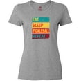 thumbnail image 3 of Inktastic Eat Sleep Pickleball Repeat Women's T-Shirt, 3 of 5