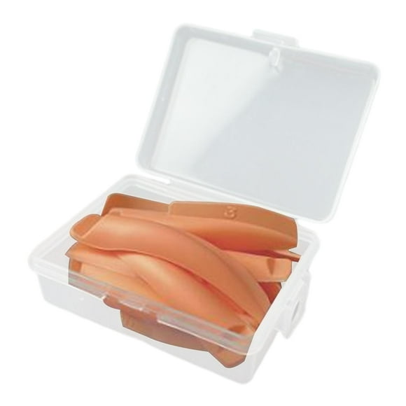 10 Uds almohadillas elevadoras de pestañas de silicona separador de pestañas diferentes rizos profesional Naranja jinwen Almohadillas para levantar pestañas