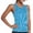 Sky Blue, variant on Kcolen Tank Top for Women Cotton Double Lined Ribbed Knit Sleeveless Summer Basic Tee Tanks Regular Fit Women Dressy Casual Work Blouses Fashion Clothes