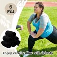 thumbnail image 3 of Scheam Reusable Cotton Absorbent Pads,Breathable Thin Bra Liners,18 x 3 Inch Under Breasts Sweat Liners,Washable Rectangle Breast Pads,for Women Breastfeeding Sweating (6 Pcs Black), 3 of 7