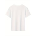 thumbnail image 2 of Boys' Back-to-School Pattern T-Shirt - Stretch Regular Short Sleeve T-Shirt with School Bus and Letter Print, Crew Neck Casual Top, Machine Washed Summer and Year-Round T-Shirts,'S Play Clothing, 2 of 6