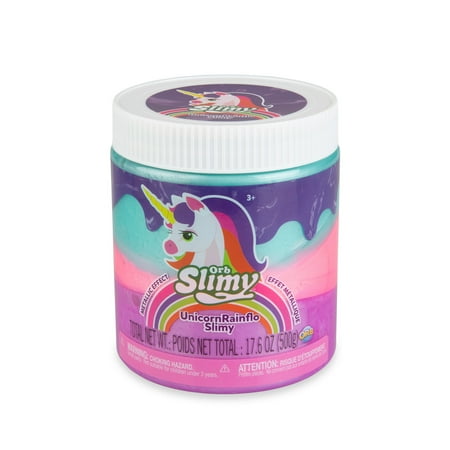 UPC: 0622222057695 | OrbSlimy UnicornRainflo Slimy Slime – Metallic Effect Slime