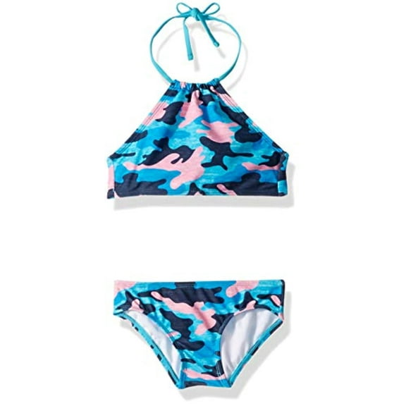 Kanu Surf Girls' Mahina Beach Sport Halter Bikini 2-Piece Swimsuit