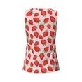 thumbnail image 5 of Gaeub Strawberries Women's Workout Tank Tops Lightweight Sleeveless Shirts for Women for Athletic Running Tennis Yoga - Large, 5 of 9
