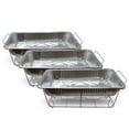 thumbnail image 6 of Chafing Dish Buffet Set Disposable | Buffet Servers and Warmers, Buffet Serving Kit | Includes Chafing Fuel, Wire Racks, Foil Pans Full Size, 9x13 Aluminum Pans Disposable, Serving Utensils| 36 Pieces, 6 of 8