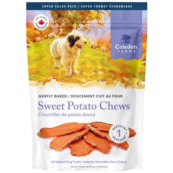 Caledon Farms Sweet Potato Chews Super Value Pack dog treats