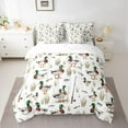 thumbnail image 2 of Castle Fairy Female Men Adults Animal Mallard Duck Bedding Comforter Set 7 Pieces,Vintage Aesthetic Full Bedding Set Lightweight,Fishing And Hunting Fitted Sheet Flat Sheet,Lightweight Room Decor, 2 of 8