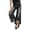 Black, variant on Gpoecd Ladies Pants Casual Embroidered Jeans Stretchy Ankle Length Comfortable Loose Fit Trousers with Floral Design for Daily Style Denim Pants for Women Black,XL