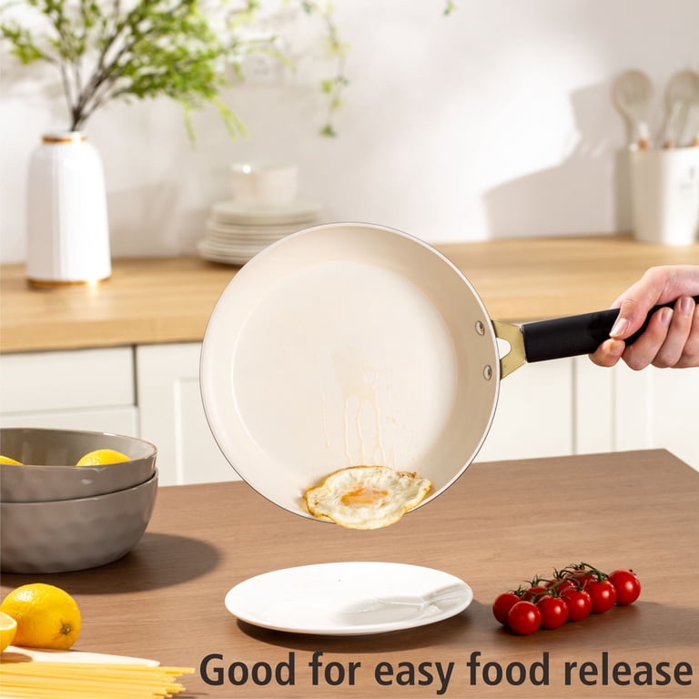 Mainstays Striped 10-Piece Nonstick Ceramic Cookware Set photo 7