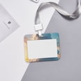 thumbnail image 6 of Easygdp Cute Cloud Cat Card Badge Holder Work Badge Sleeve for Office, School, Factory, ID Credit Cards, Driver Licenses and Passes, 6 of 7