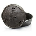 thumbnail image 2 of Petromax Cast Iron Dutch Oven for Cooking or Baking Outdoors Over a Campfire or in the Home Kitchen, Pre-Seasoned Cookware Conducts Heat Evenly, Flat Base, 5.8 Qt, 2 of 7