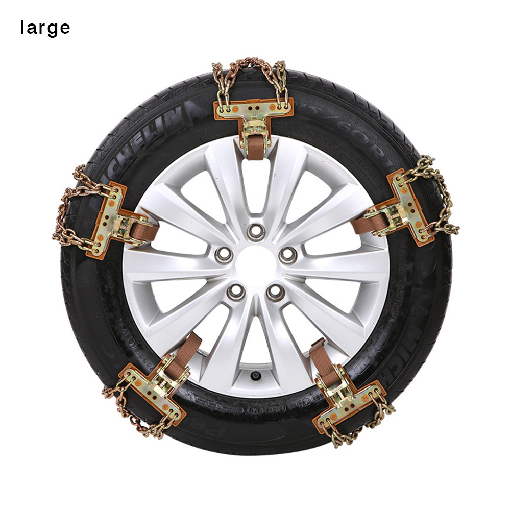 Car Snow Chain Metal Antiskid Crossing Tire Chain for Ice Snow Sand