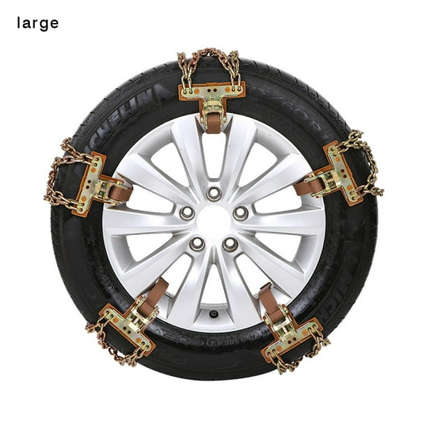 Car Snow Chain Metal AntiSkid Crossing Tire Chain for Ice Snow Sand