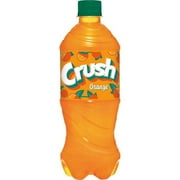 Crush Orange Soda 20oz Bottles, Quantity of 10