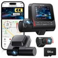 thumbnail image 1 of Dash Cam Jzones 3 canales 4K+1080P GPS HDR Visión Nocturna, 1 of 8