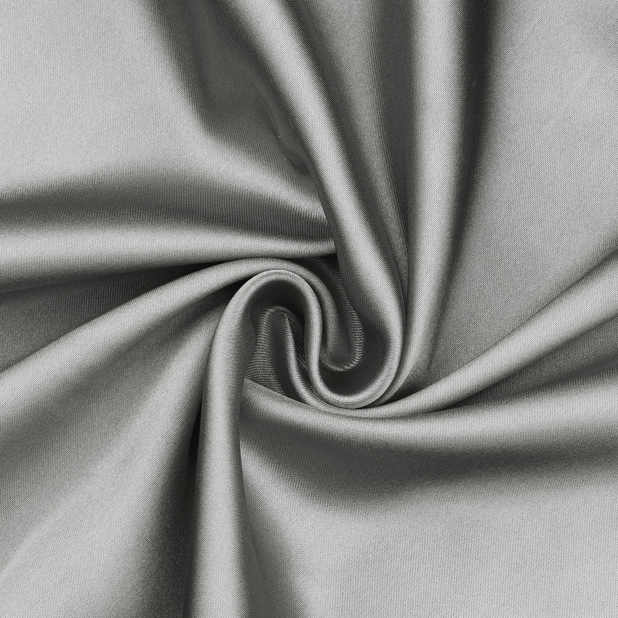 Unique Bargains Envelope Closure Soft and Smooth Satin Pillowcase (2 Count) Gray Queen