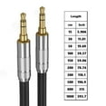 thumbnail image 2 of Bottone 3.5mm Auditory Cable Gold Plated Connectors Speakers Extension Cord For Smartphones To Speakers Or Headphones, 2 of 7
