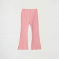 thumbnail image 2 of fatyb Girls Flare Pants High Waist Casual Stretch Pants Girls Full Length Bell Bottoms for 1-11 Years, 2 of 5