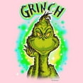 thumbnail image 2 of Junior's Dr. Seuss Airbrush Grinch  Graphic T-Shirt, 2 of 3