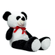 thumbnail image 1 of Oso De Peluche Teddy Grande Abrazable Corazón 1 Metro Negro/Blanco, 1 of 5