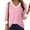 Pink(Trending), variant on MingM Womens Blouses Long Sleeve V Neck T Shirts Casual Oversized Color Block Tops Fall Fashion Clothes,Wine,S