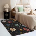 thumbnail image 4 of Colorful Sugar Skull Area Rug 5x8, Mexican Rugs for Living Room, Day of The Dead Carpet, Soft Non Slip Machine Washable Fluffy Easy Clean, for Bedroom Dining Room Floor Home Decor Rug Ch&-89, 4 of 7