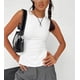 thumbnail image 1 of Lucakuins Camiseta sin mangas para mujer, cuello redondo, sin espalda, con cordones, chaleco de verano para fiesta en el club Lucakuins  moda, 1 of 2