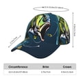 thumbnail image 2 of Haiem Big bass fish1 Pattern Baseball Cap Dad Hat Cotton Soft Adjustable Fashion Hats for Men Women Unisex Style Headwear, 2 of 6