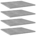 thumbnail image 1 of Estantería VidaXL, duradera, madera de ingeniería gris, hormigón, x4, 1 of 7