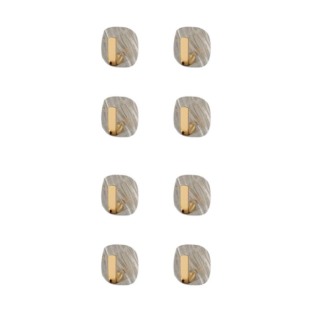 Ganchos de pared transparentes Billuyoard 4 piezas organizador de puerta de baño