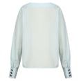 thumbnail image 5 of HAPIMO Savings Women's Fashion Shirts V-Neck Pullover Long Sleeve Blouse Classic Solid Color Button Chiffon Tops Cozy Casual Sweatshirt T-Shirt Clothes for Women Light Blue XL, 5 of 9