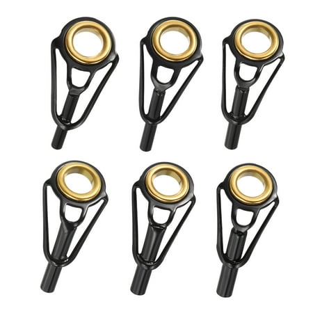 Uxcell 1.8-2.8mm Tube Dia Fishing Rod Tips Repair Kit Stainless Steel Ring Guide 30 Pack
