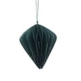 thumbnail image 1 of Folding Pyramid Paper Ornament Green - Set of 12, 1 of 3