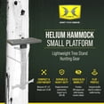 thumbnail image 2 of Open Box Hawk Helium Hammock SM Platform, Lightweight Hunting Tree Stand 10x6", 2 of 12