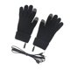 thumbnail image 1 of Guantes calefactables eléctricos con USB, conectados a un adaptador para portátil para calentar las manos. Negro, 1 of 9