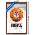thumbnail image 3 of NBA Los Angeles Clippers - Drip Basketball 21 Wall Poster, 14.725" x 22.375", Framed, 3 of 3