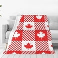 thumbnail image 1 of Fotbe Maple Leaves1 Manta de Franela Acolchonada con Estampado, Súper Suave y Esponjosa, Extra Grande para Sofá, Cama, Uso Todo el Año-50"x40", 1 of 7