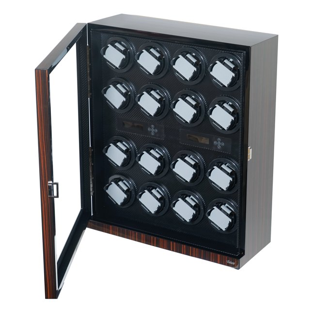 Belocia Sixteen Watch Winder Ebony Wood Glossy Finish With Silent